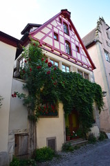 Fototapeta na wymiar Rothenburg ob der Taube - typical house