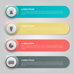 Infographic template for business, education, web design, banners, brochures, flyers, diagram, workflow, timeline. Vector illustration.