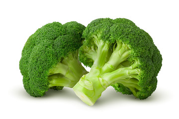broccoli, isolated on white background, clipping path, full depth of field