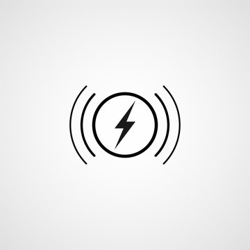 Wireless Charging. Vector Icon