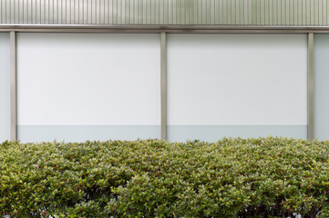 Shop Boutique Store Front with Big Window and Place for Name