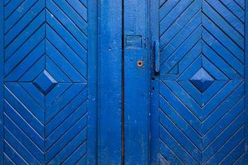 Background of a saturated blue color