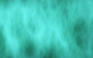 Background of abstract green color smoke. The wall of green fog. 3D illustration