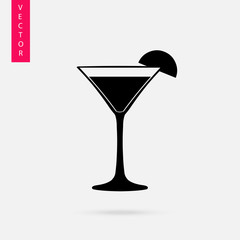 Glass, cocktail icon