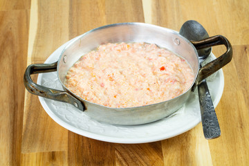 Scrambled eggs with tomatoes