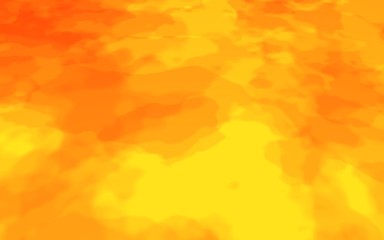 Abstract Fire Background with Flames. Wall of Fire. Glare on the water. 3D illustration