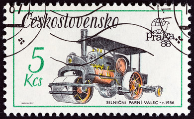 Steam roller, 1936 (Czechoslovakia 1987)