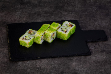 Japanese roll with eel