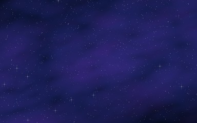 Fototapeta premium Colorful and beautiful space background. Outer space. Starry outer space texture. 3D illustration