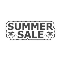 Summer sale sign, Summer sale icon