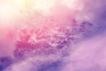 sun and cloud background with a pastel colored

