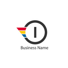 Letter I Logo Template Design