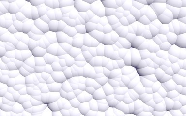 3d rendering picture of white balls. Abstract wallpaper and background.