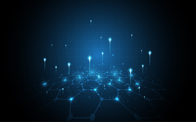 Global network connection abstract technology background global business innovation concept