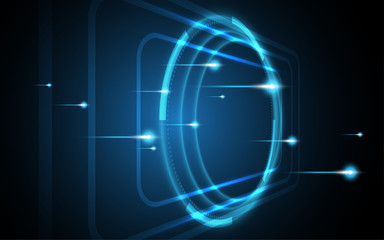 Abstract technology background Hi-tech communication concept innovation background vector illustration