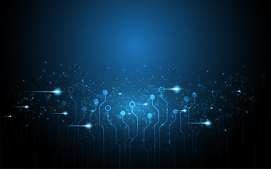 Abstract technology background Hi-tech communication concept innovation background vector illustration