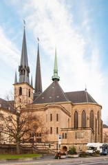 Fototapeta na wymiar Cathedrale of Luxembourg