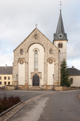 Fototapeta na wymiar Church in Aspelt
