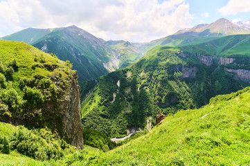 the mountains, the sky of Georgia