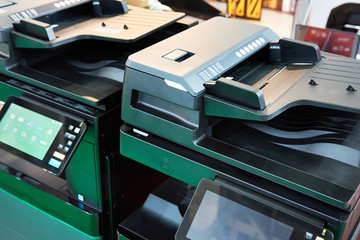 Fototapeta premium Office printers and copiers