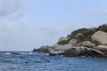 Beach in Tyrona national park, colombia