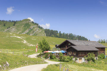 Hütte auf der Postalm