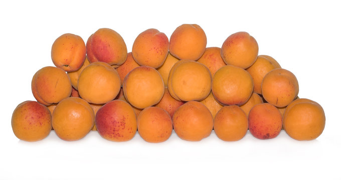 Ripe, juicy apricots