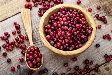 fresh organic cranberries