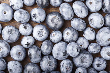 blueberry scattered as a background