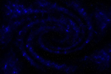 Obraz premium Large cluster of stars. Colorful nebula. Space abstract background