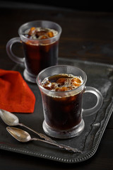 Two Cups of Black Iced Coffee