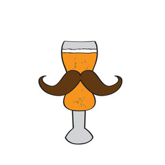 Hipster beer icon