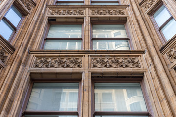 Windows on a building