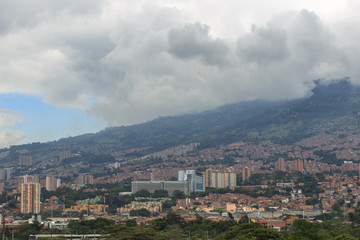 Fototapeta na wymiar Aerial View on medellin, colombia