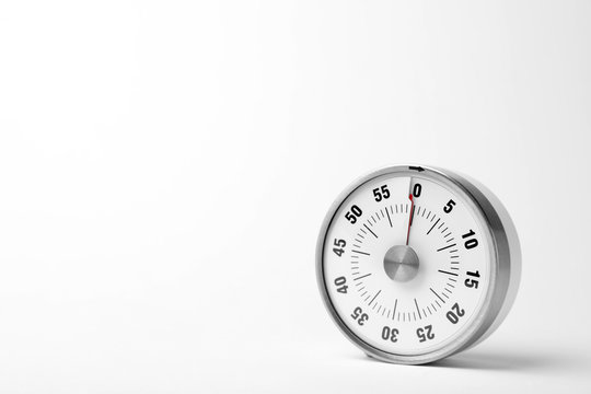 Modern stopwatch on white background. Time concept