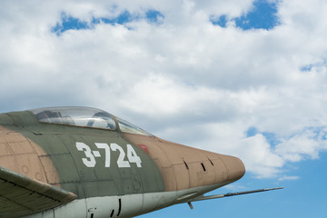 Fototapeta na wymiar Military jet aircraft