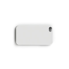 Fototapeta premium Blank Phone case on a white background