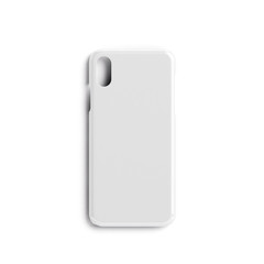 Blank Phone case on a white background