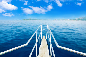 Vacation holidays concept yachts in the sea, luxury summer cruise.