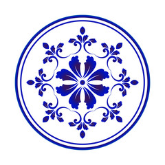 flower round design