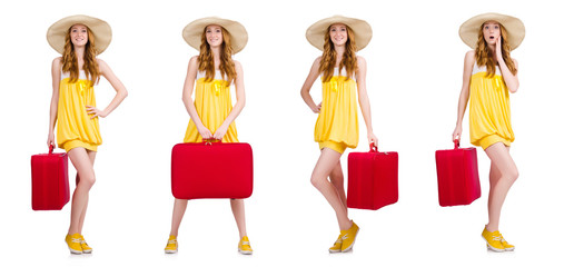 Woman preparing for summer vacation
