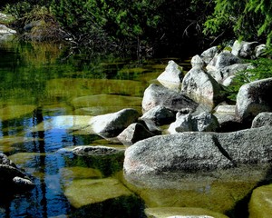 Water in Štrbské Pleso, Slovakia