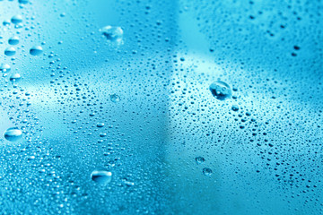 Water droplet as background / Wate is a polar inorganic compound that is at room temperature a tasteless and odorless liquid