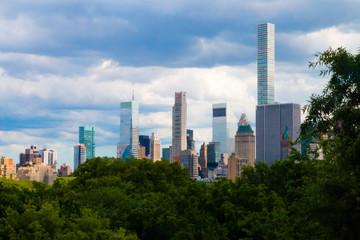 Fototapeta premium New York City skyscraper in lower Manhattan