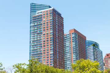 New York City skyscraper in lower Manhattan