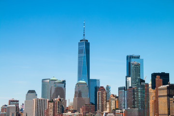 Fototapeta na wymiar New York City skyscraper in lower Manhattan