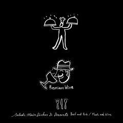 음식점 포스터 / 손으로 그린 식당 그림