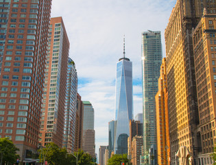 New York City skyscraper in lower Manhattan
