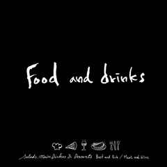 음식점 포스터 / 손으로 그린 식당 그림