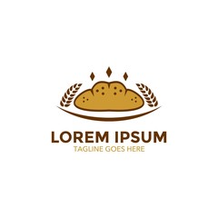 unique bakery logo template. cake